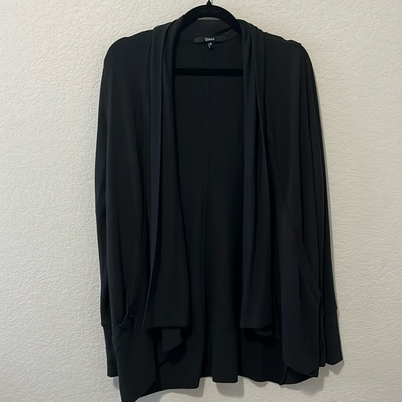 Sweaters - QUINCE French Terry Modal Cardigan, Black, Size S